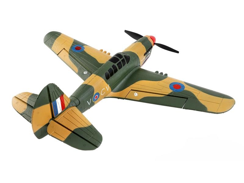 Amewi Warbird AMXflight P40 Fighter, Gyro, 4-Kanal, 384 mm, Kleines Curtis P40 Warhawk Modell mit Gyro Stabilisierung