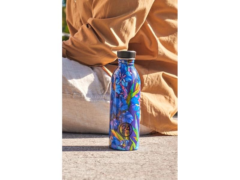 24Bottles Trinkflasche Urban 500 ml, Iris Trinkflasche aus rostfreiem Edelstahl