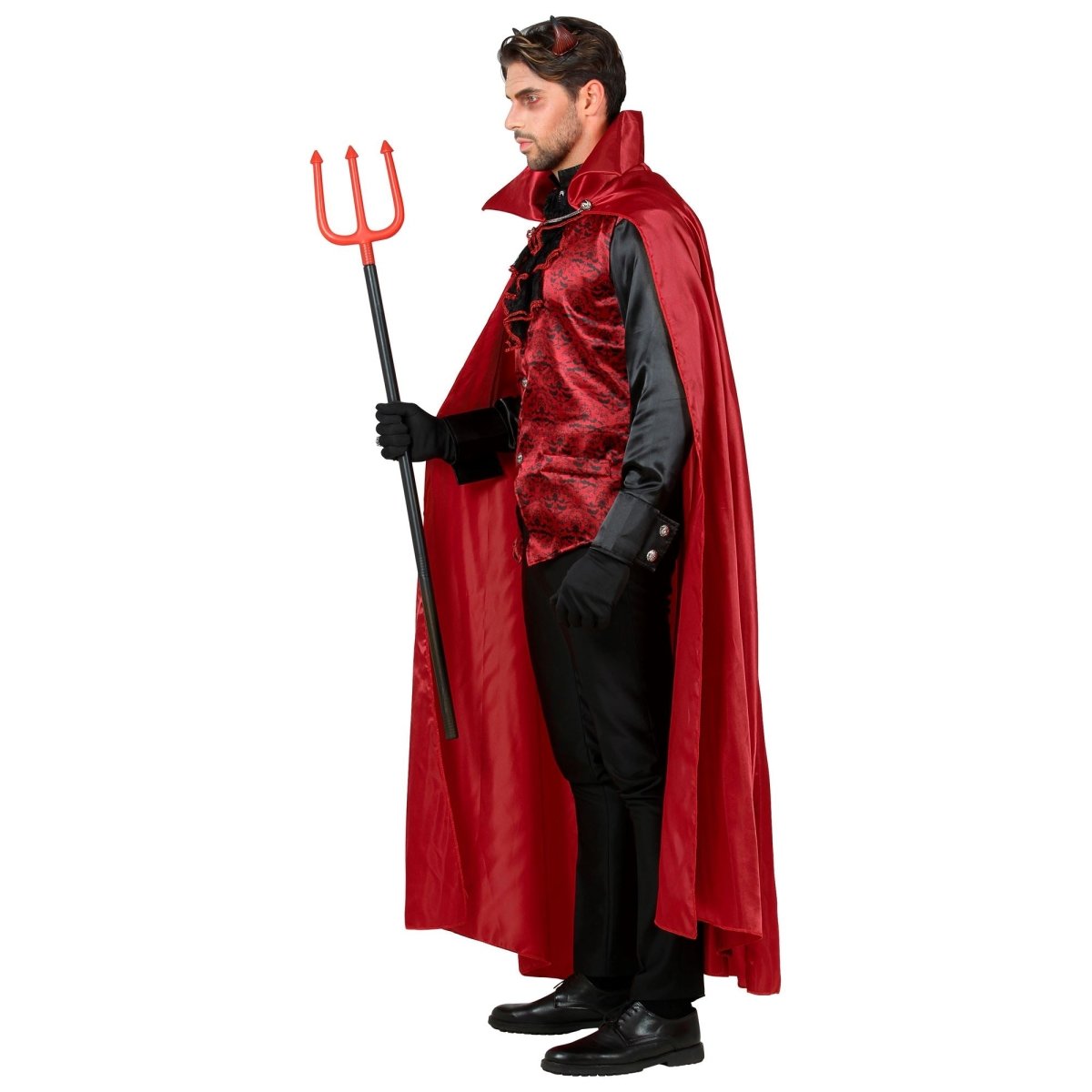 Halloween Kostuum Zwart Rood Heren Duivel