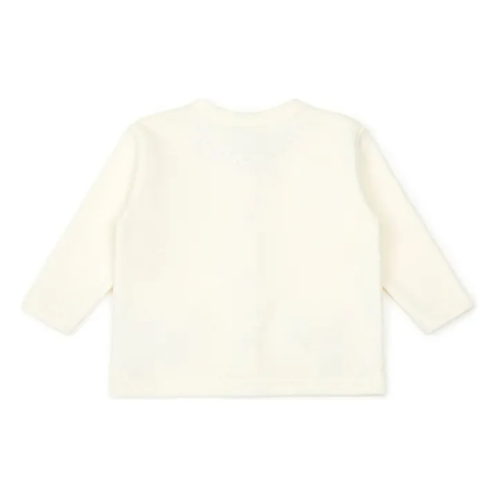 Bonton Cardigan Sister Coton Bio | Ecru