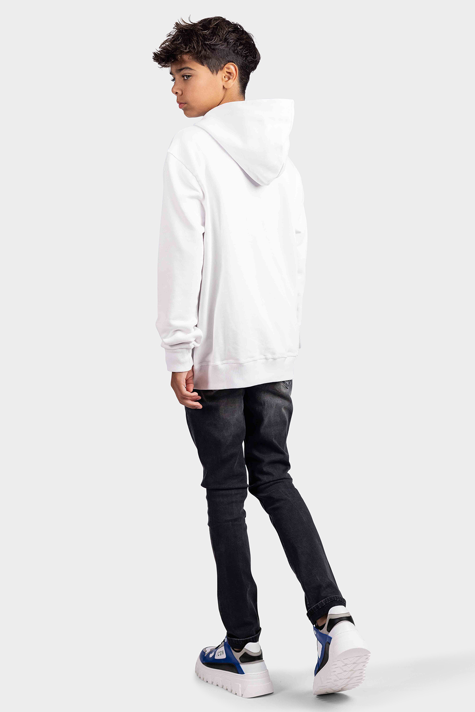 Dsquared2 Relax Felpa Vest Kids Wit