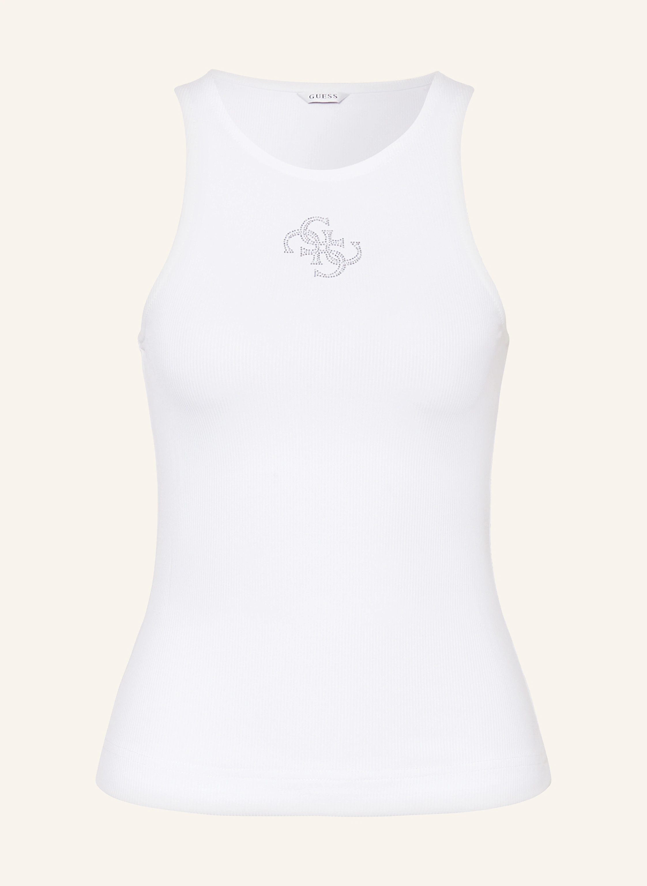 GUESS Top GUENDALINA mit Schmucksteinen