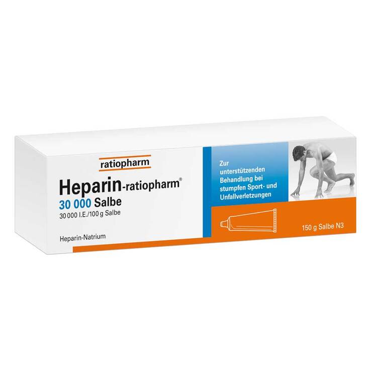 Heparin-ratiopharm 30 000 Salbe, 150 g