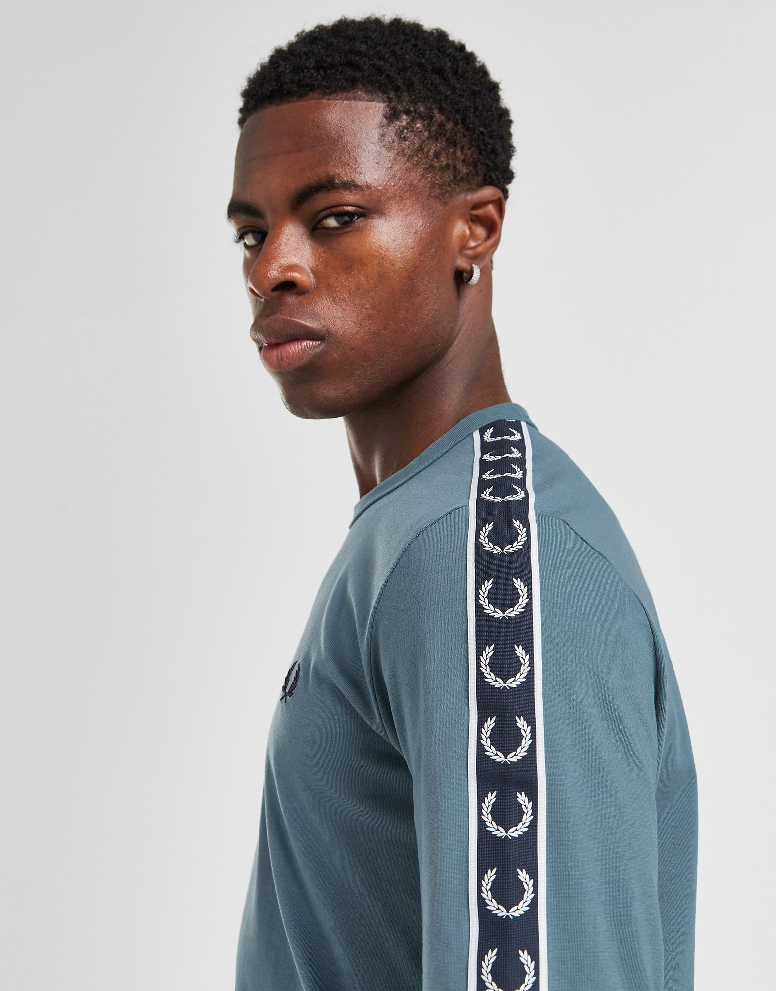 Fred Perry T-shirt Manches Longues Tape Ringer Homme