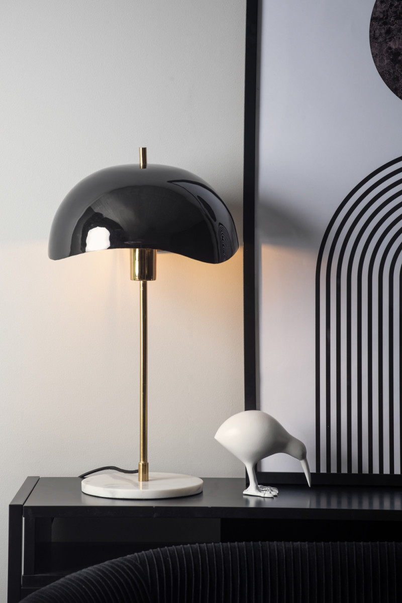 Table Lamp Waved Dome LM2125LB Soft brown