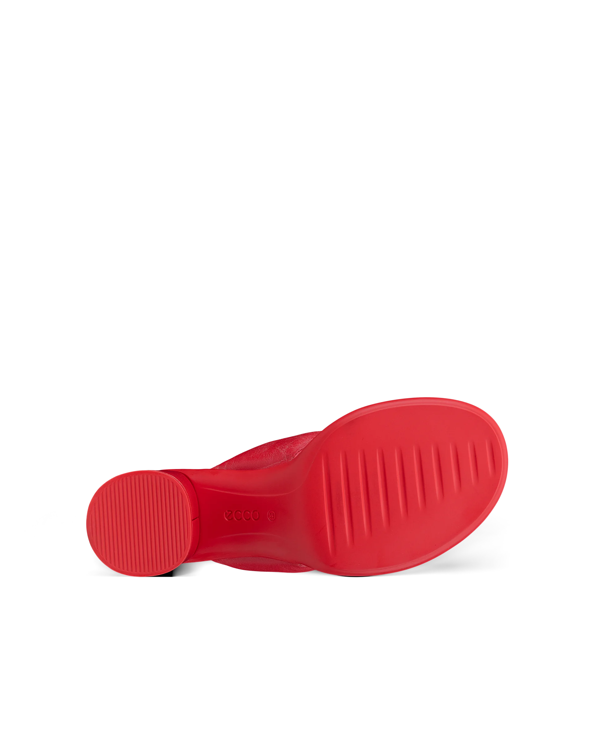 ECCO SCULPTED SANDAL LX 55 Damen Ledersandale mit Absatz Rot