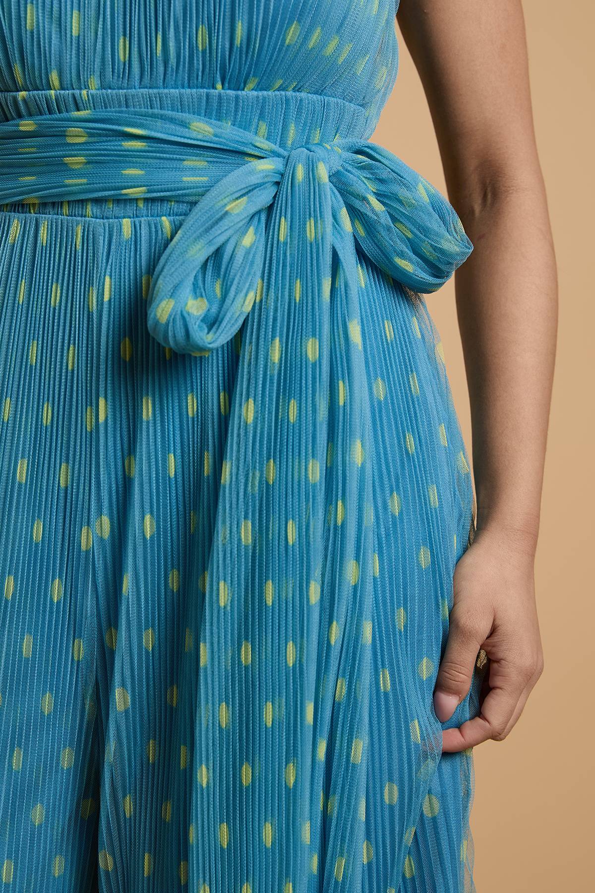 Oasis Combinaison Petite En Mesh Plissé Avec Détail Corset
