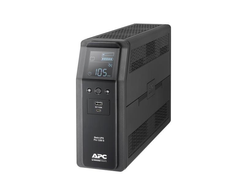 APC USV BR1200SI 1200 VA / 720 W Back UPS Pro BR 1200 VA, Sinewave, 8 Ausgänge, AVR, LCD-Schnittstelle