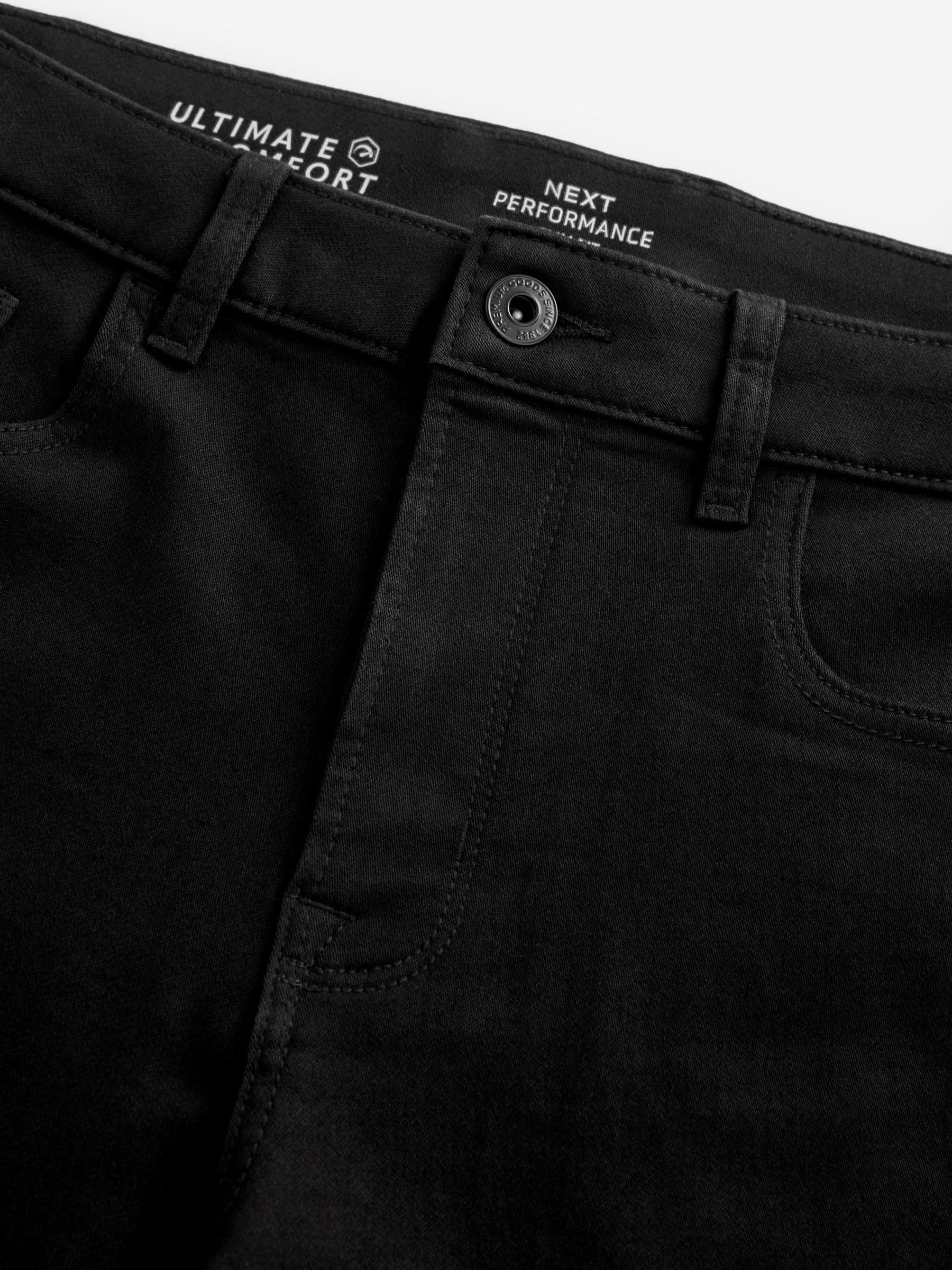 Zwart - Slim Fit - Comfortabele stretchjeans