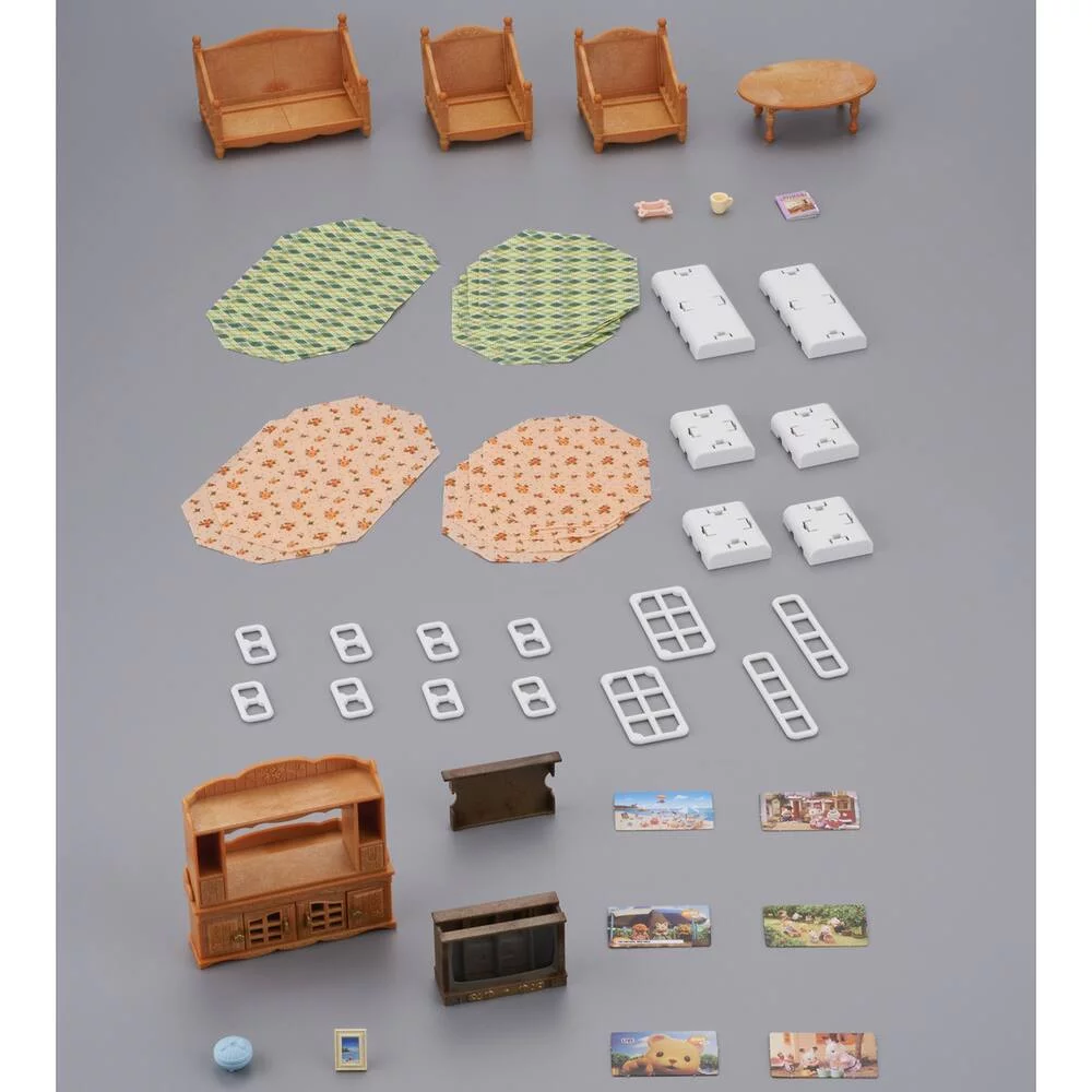 LA PIECE A VIVRE - SYLVANIAN MEUBLES ET ACCESSOIRES