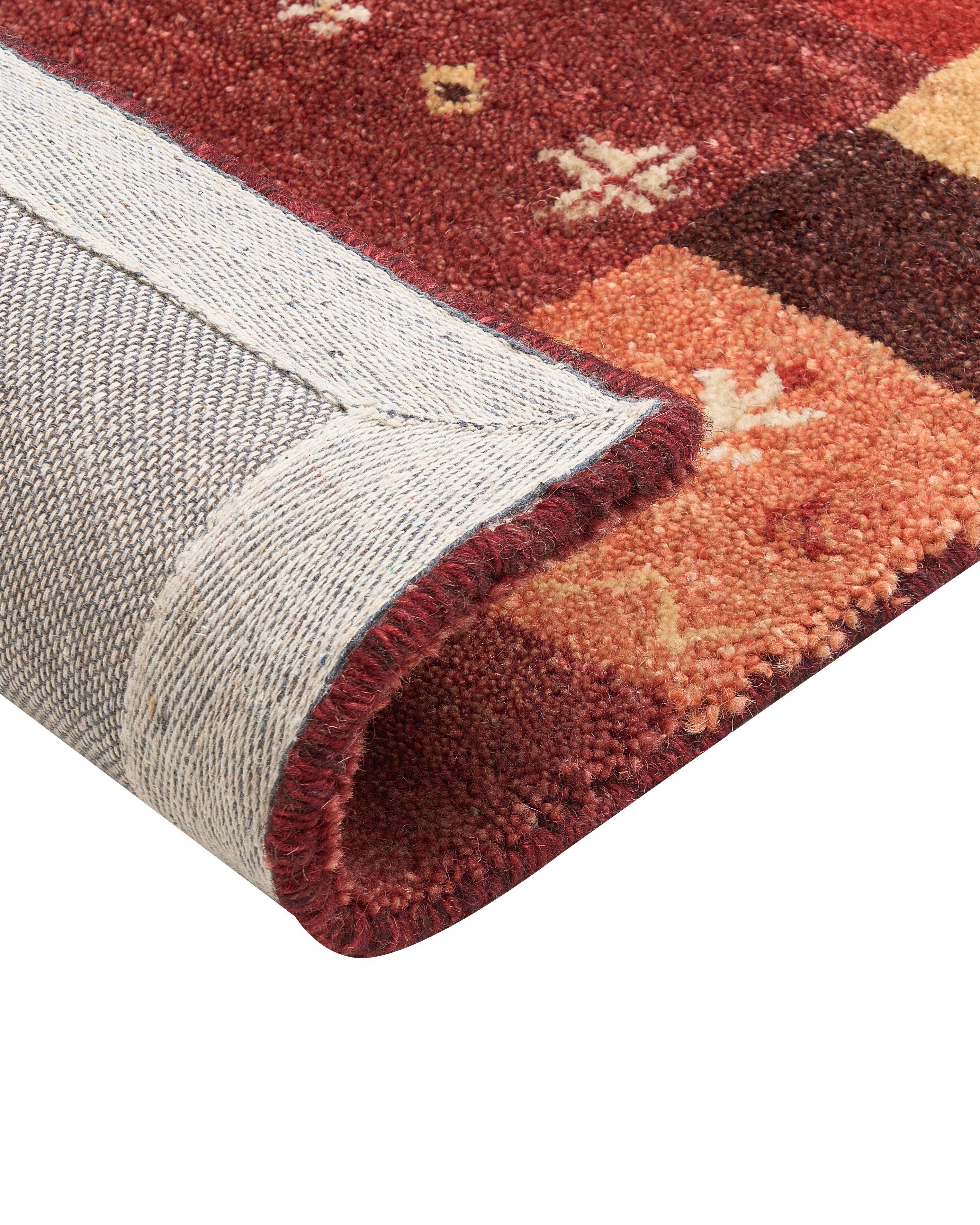 Vloerkleed SINANLI Meerkleurig 160 x 230 cm Wol Gabbeh
