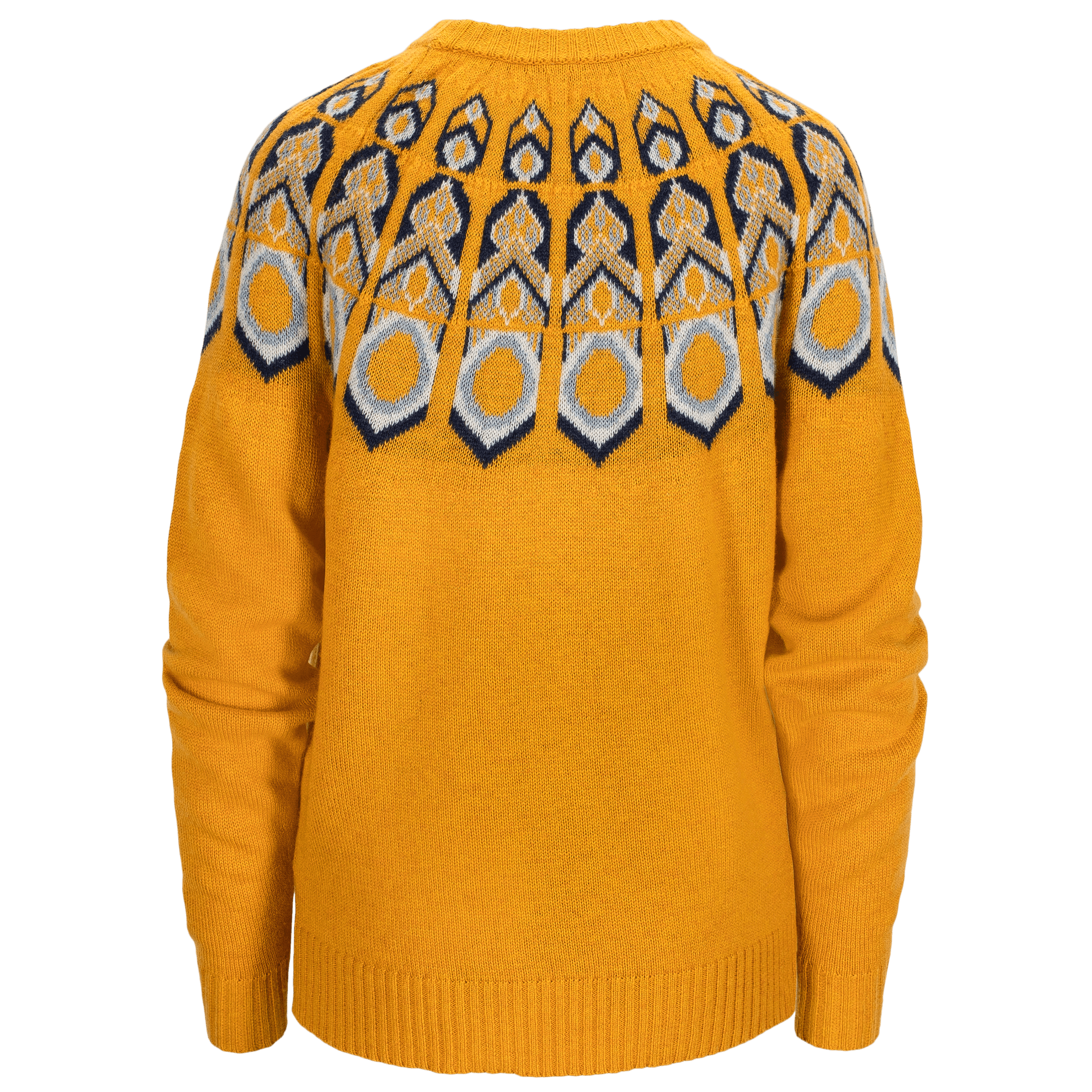 Tufte W Robin Pattern Sweater - Mellomlag