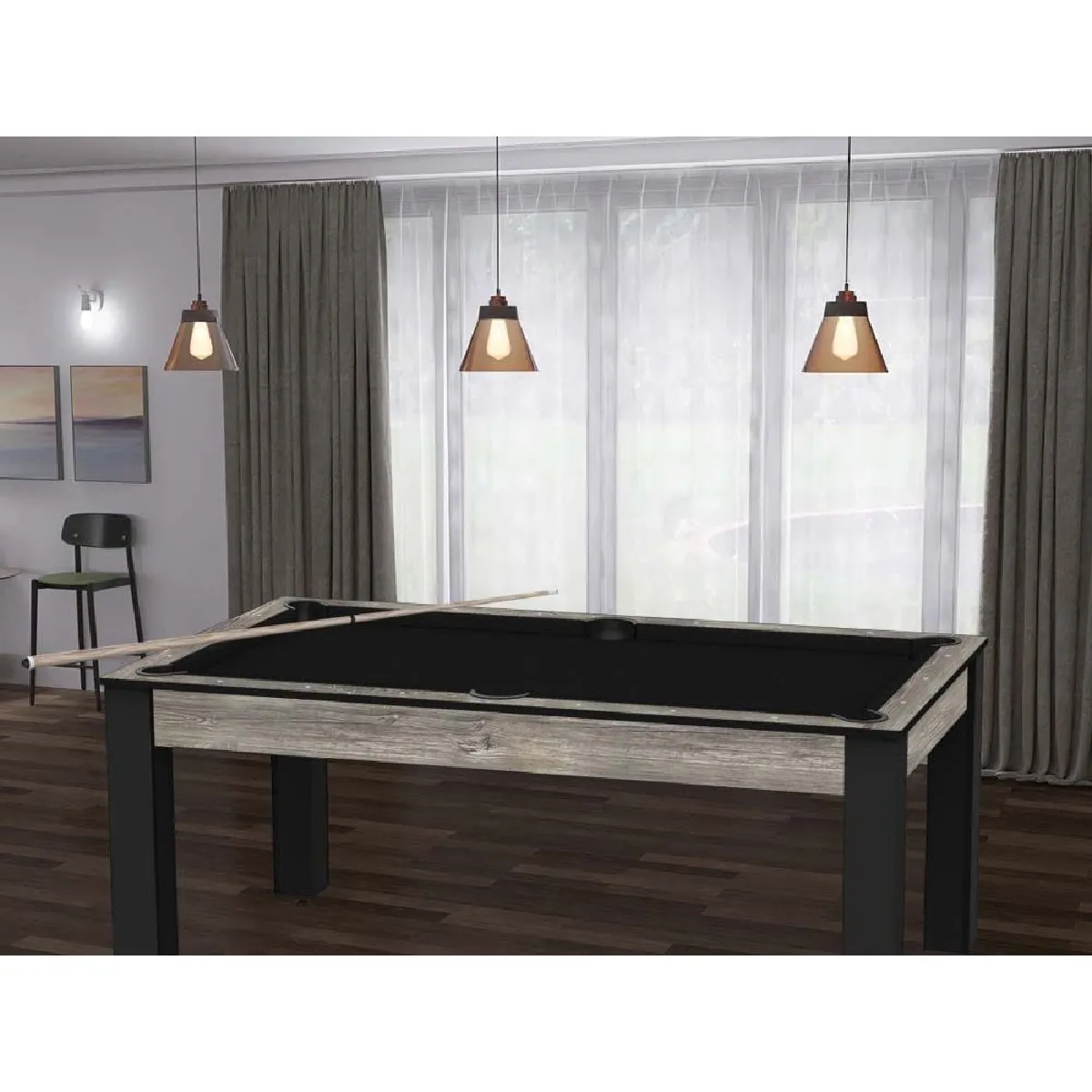 Jardindeco Billard Texas - Noir