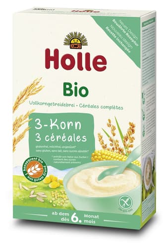 Holle BIO 3-Korn Vollkorngetreidebrei