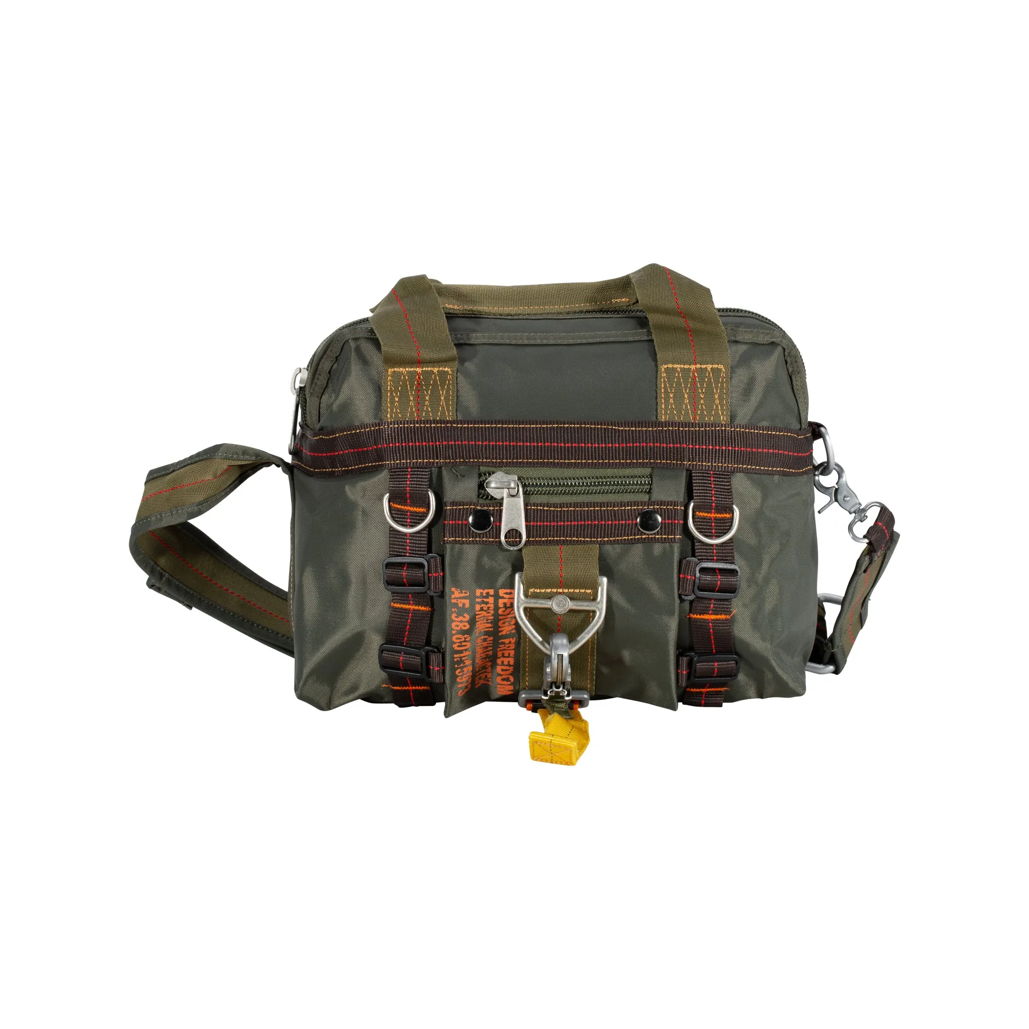 Pure Trash -  Handtasche Karabiner klein Pure Trash oliv