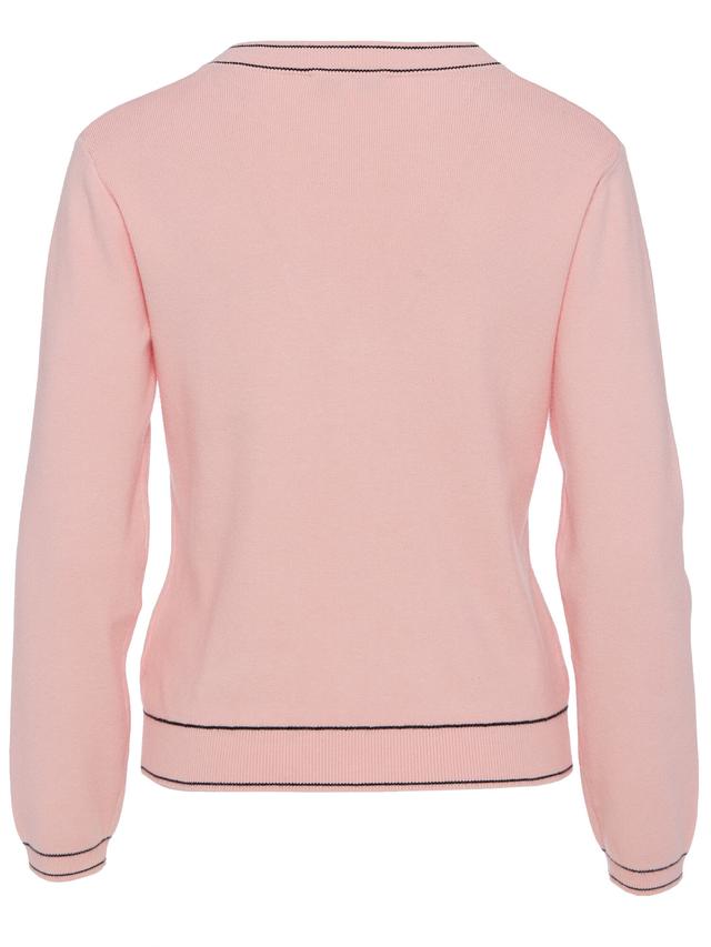 Pullover in Cardiganoptik