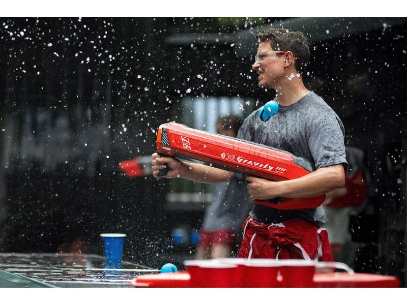 Spyra Wasserpistole Gravity Rot Leistungsstarker Wasserbombenwerfer