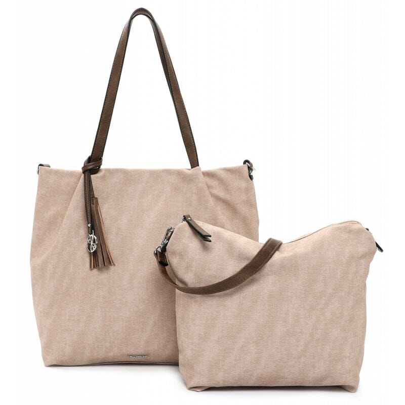 Emily & Noah Elke Bag in Bag Shopper L Sand-Kombi
