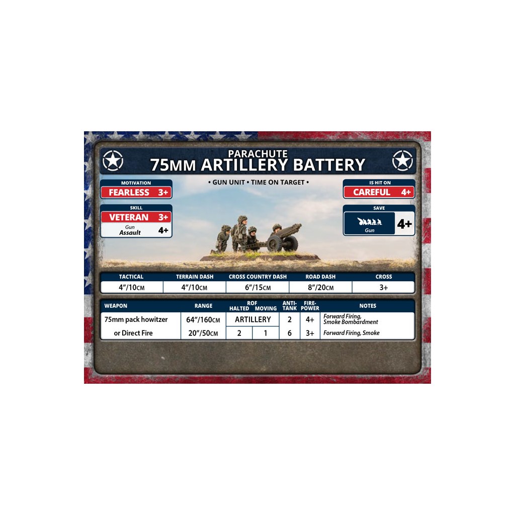 Flames of War - Parachute 75mm Artillery Battery