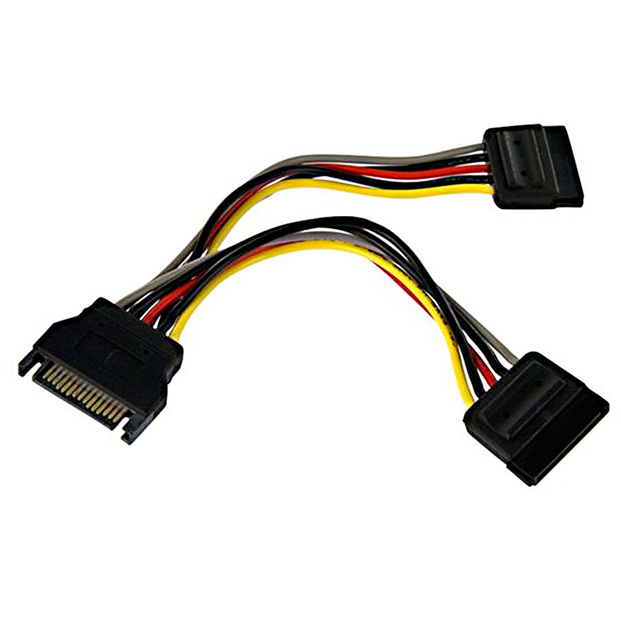 StarTech.com Doubleur d'alimentation SATA / 2 SATA - 15 cm