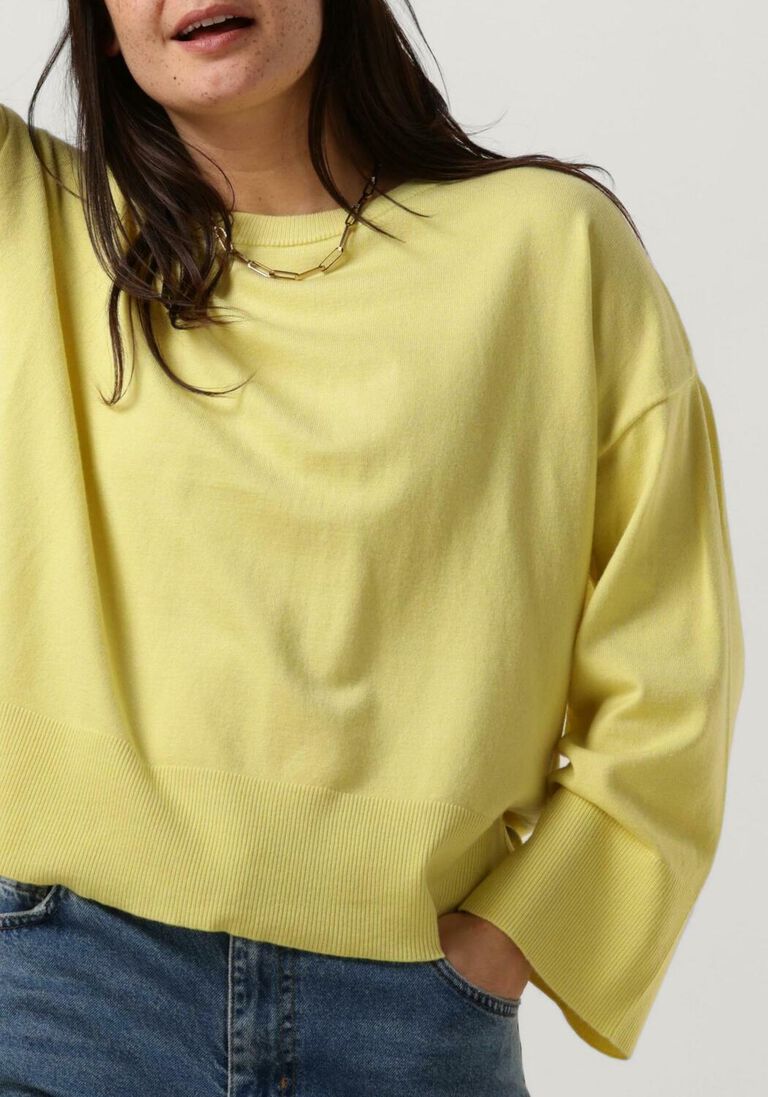 MSCH COPENHAGEN gele msch copenhagen trui dalinda rachelle pullover