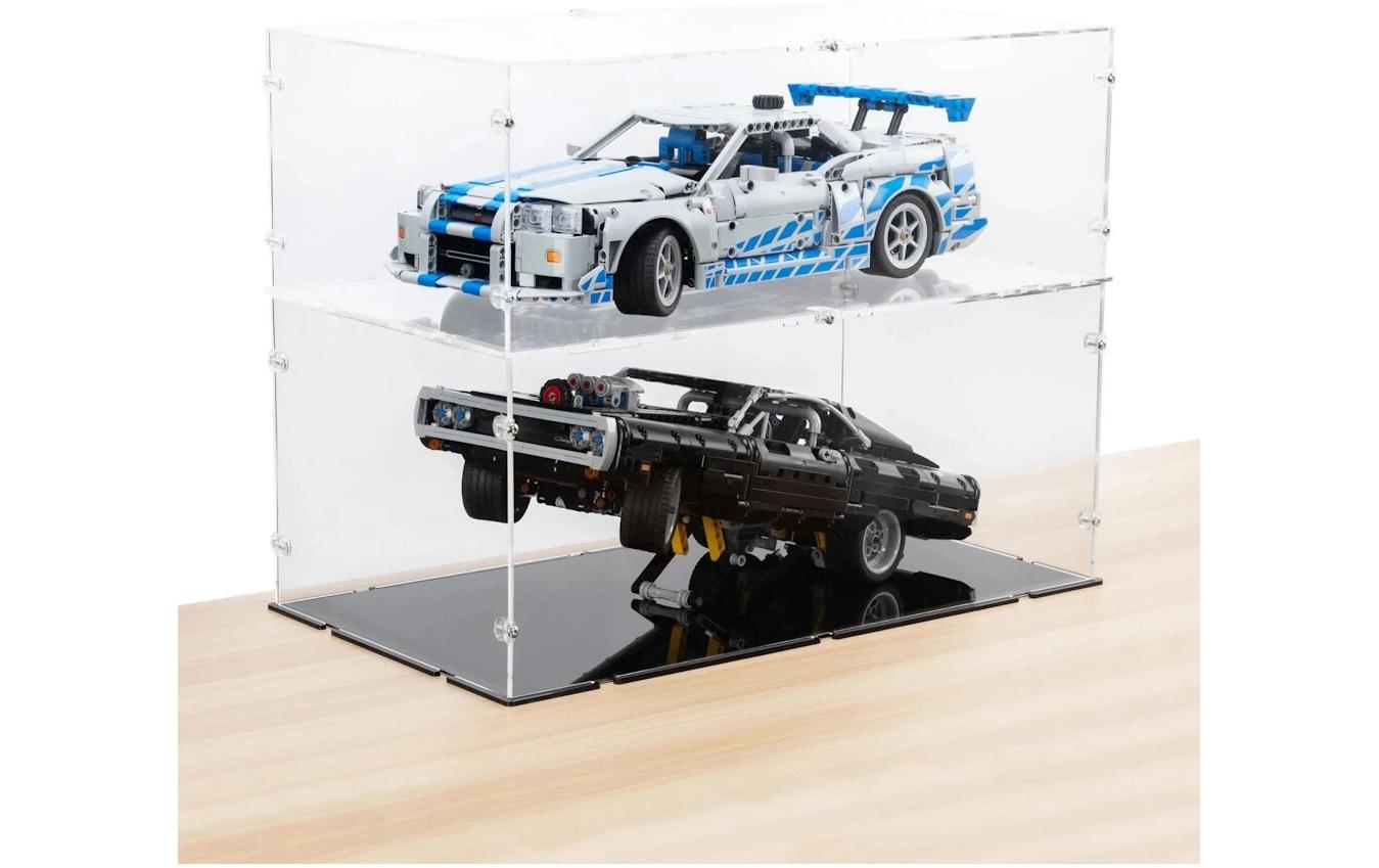 Acryl-Display 2 Fast 2 Furious Nissan Skyline GT-R R34 42210<br>Elegantes Acryl-Display für die LEGO Sammlung
