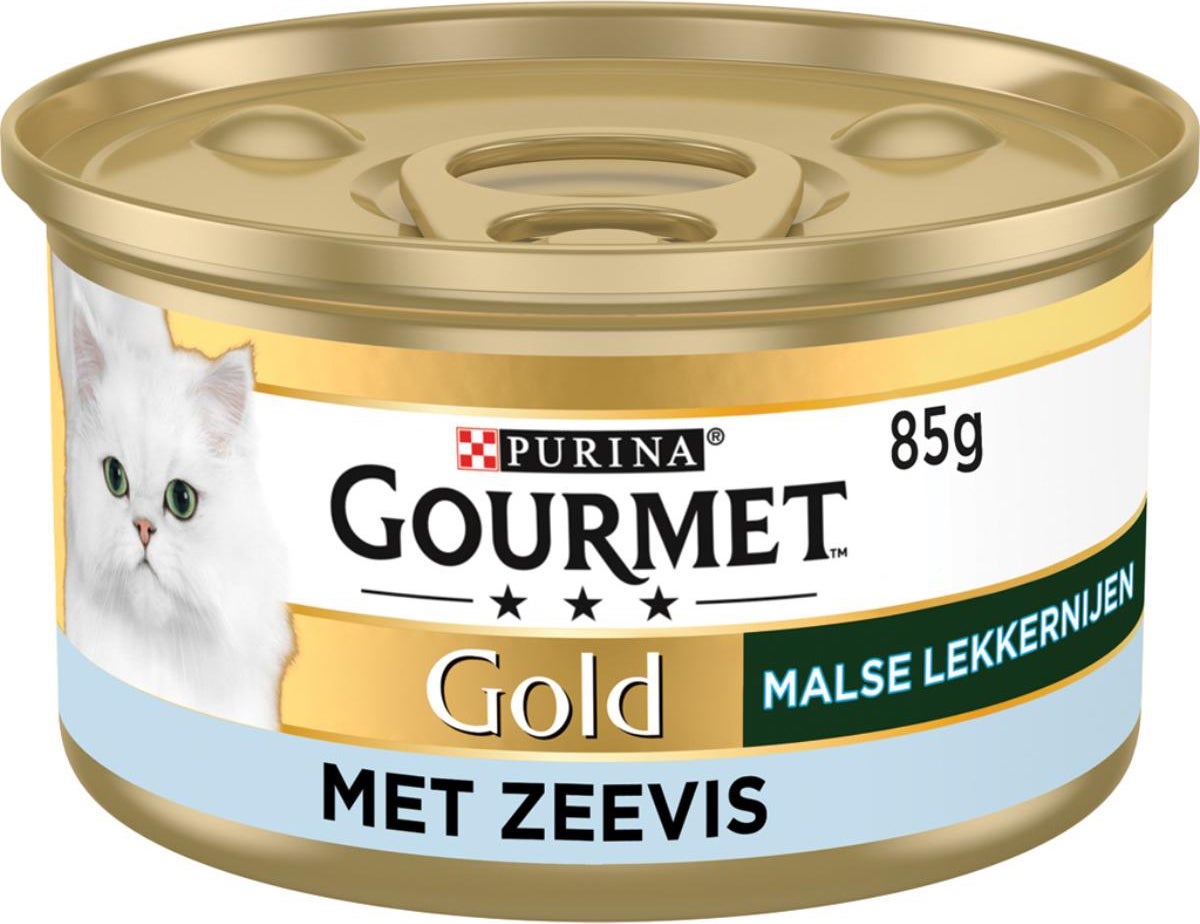 Gourmet Gold blik malse lekkernijen zeevis 85 g