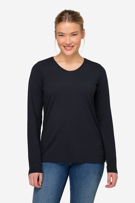 T-Shirt, V-Ausschnitt, 3/4-Ärmel, OEKO-TEX