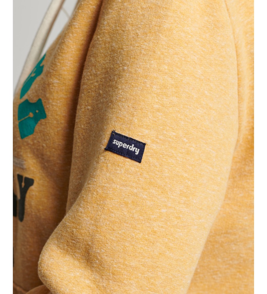 Moletom com capuz Superdry Vintage Logo Great Outdoors Amarelo