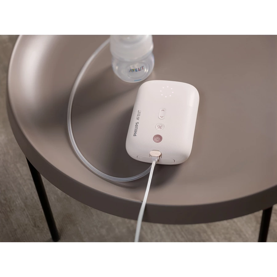 Philips Avent elektrische Milchpumpe SCF39511 inkl. Aufbewahrungssystem für Muttermilch SCF61905