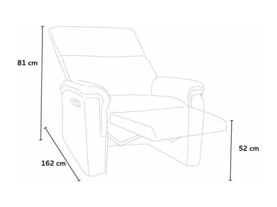 Fauteuil relax inclinable robuste et confortable AUSTEN