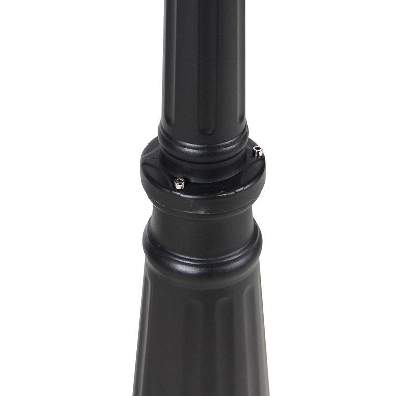 Buitenlantaarn zwart 220 cm 3-lichts IP44 - Havana