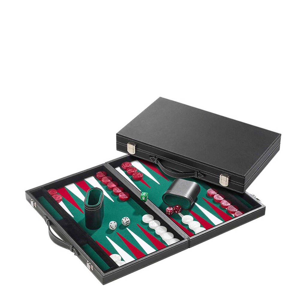 Backgammon groen groot 46,5x28cm Backgammon groen groot (46,5x28 cm)
