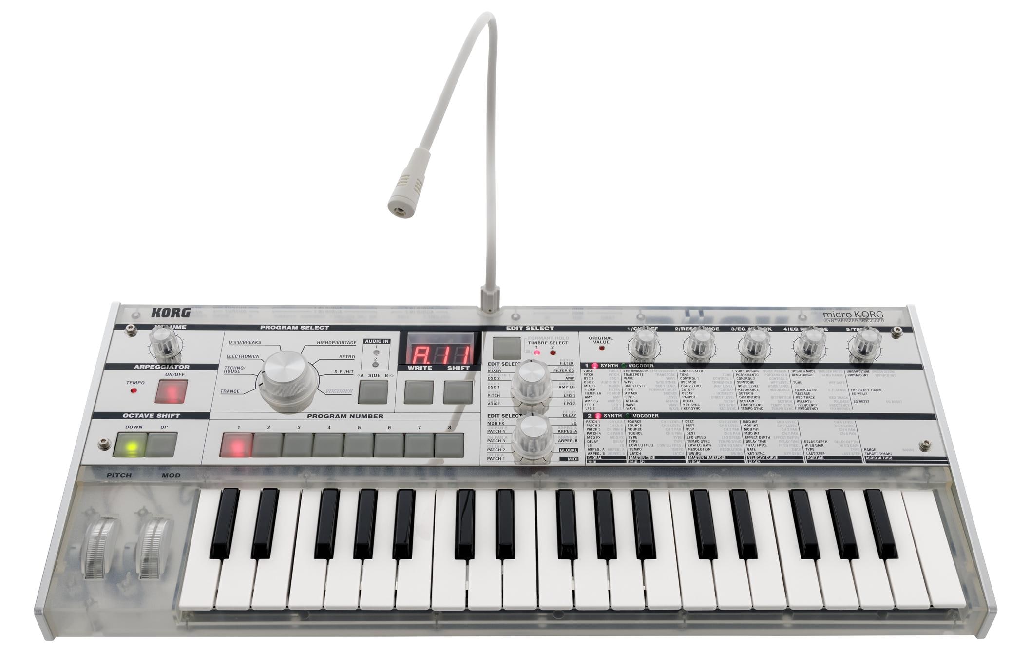 Synthesizer microKORG Crystal – Limited Edition<br>Kompakt-Synthesizer mit Analog Modeling Klangerzeugung