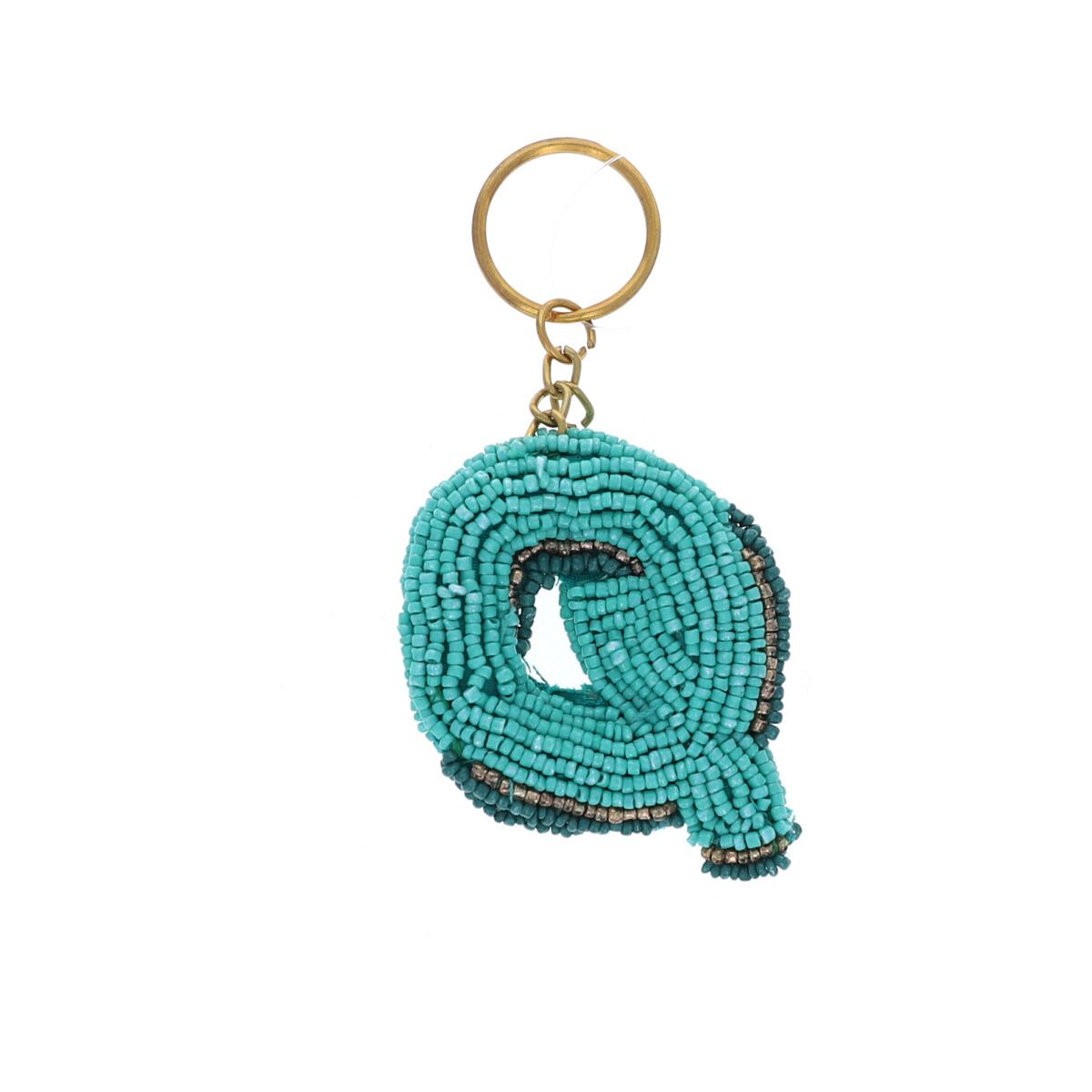 Porte-clés en perles initiale - Lettre de A à Z