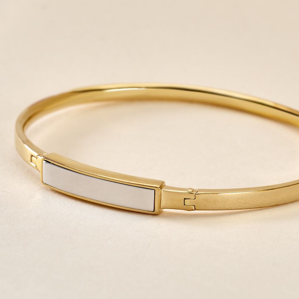 Bracelet Jonc Plaqué Or Jaune Tamiko