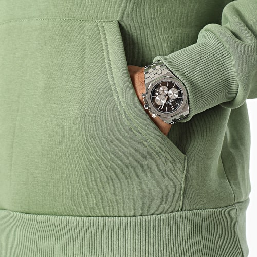 Sweat Capuche Vert Kaki