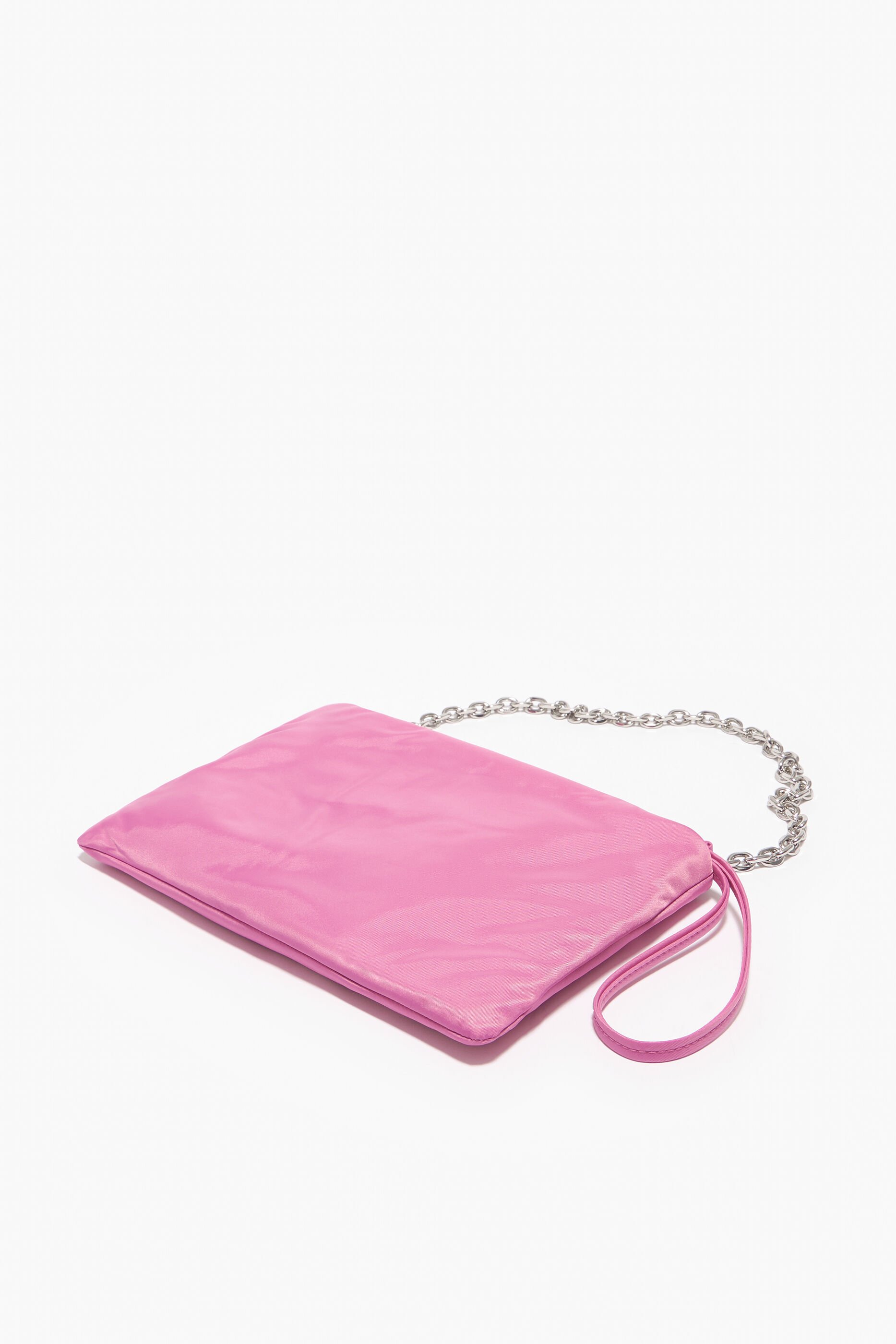 Bolsa de ombro XS rosa em nylon