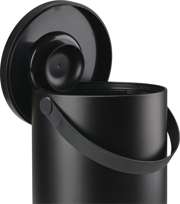Zone Affaldsspand Circular Black Black