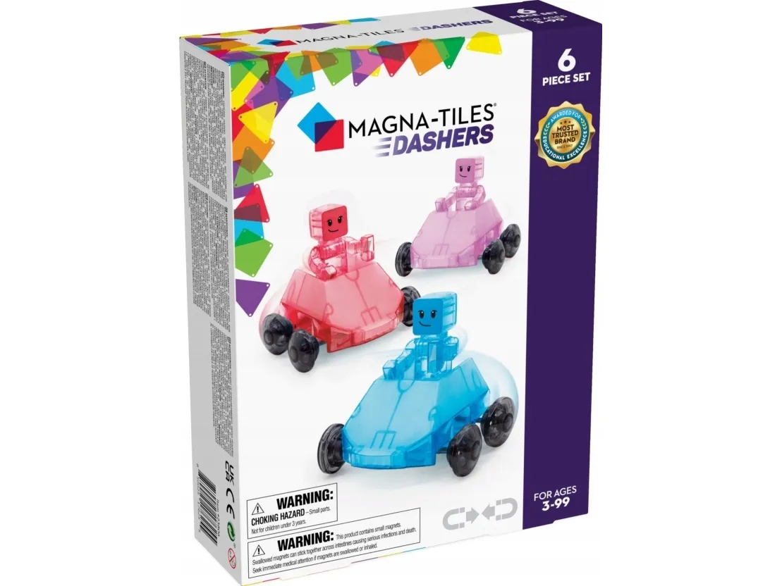 Magna-Tiles Dashers, 6 pcs set