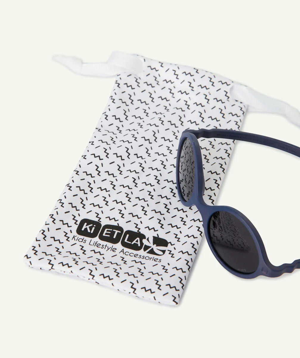 KIETLALES LUNETTES DE SOLEIL BLEU MARINE ET SOUPLES 0-12 MOIS