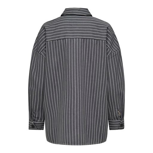 ONLY Dollas Stripe Skjorte, Magnet, L