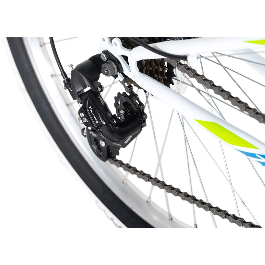 KS Cycling Mountainbike Fully 26 Zoll Zodiac 21 Gänge Weiß-Grün