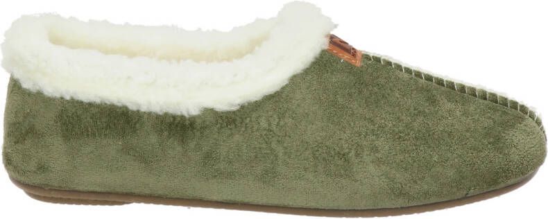 Nelson Home pantoffels groen