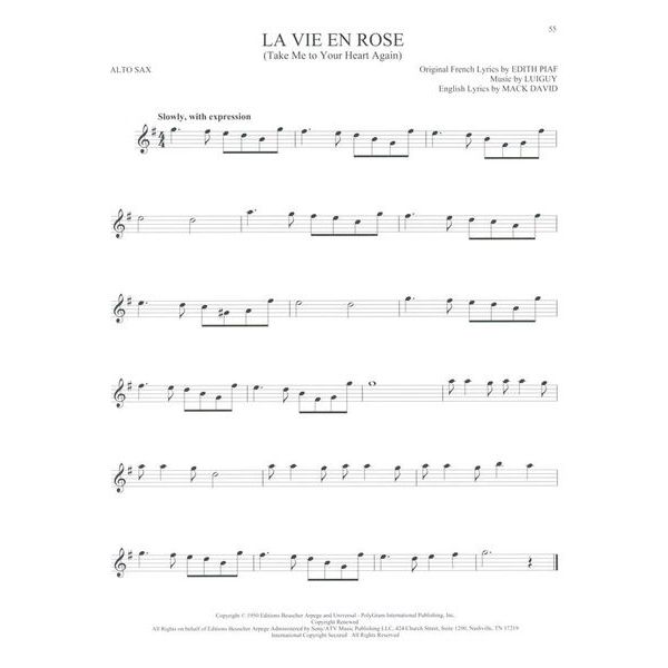 Hal Leonard 101 Beautiful Songs A-Sax