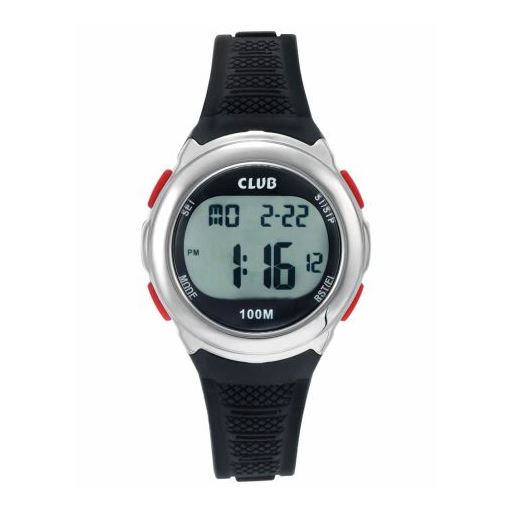 Club A47119-1S11E Børneur, Black, 25 mm