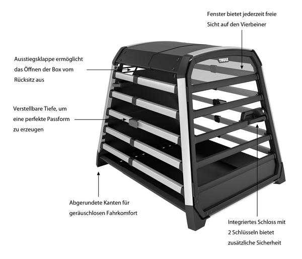 THULE® Allax XXL Compact Hundetransportbox,
