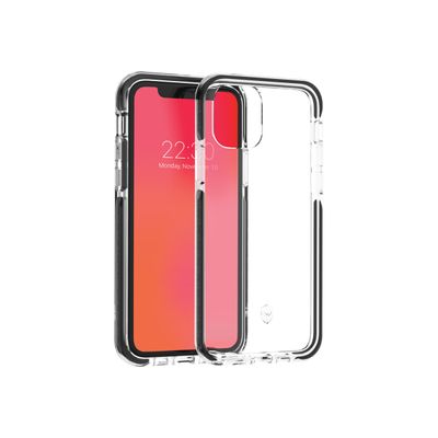 Force Case Life - coque de protection pour Iphone 11 Pro - transparent contour noir