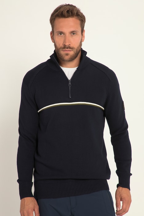 JAY-PI Strick-Troyer, Skiwear, Stehkragen mit Zipper