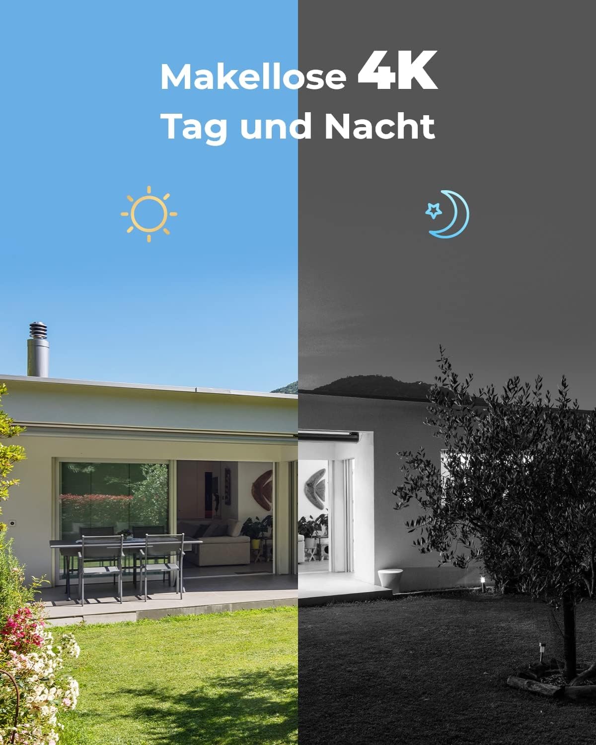 Reolink 4K Überwachungskamera Set Aussen, 6X 8MP PoE IP Outdoor Kamera mit Smarter Personenerkennung und Fahrzeugerkennung, 8CH 2TB HDD NVR für 24/7 Videoüberwachung, 30M IR Nachtsicht, RLK8-800B6